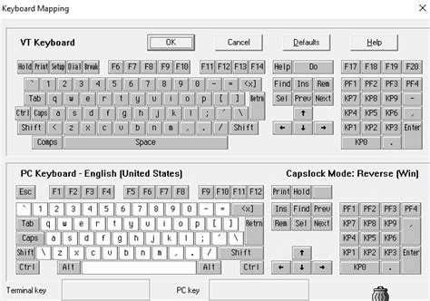 Map Terminal Keys To Pc Keyboard Keys