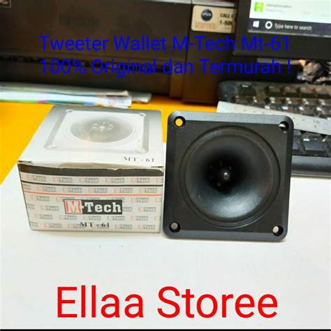 Jual Tweeter Walet M Tech Mt Tweeter Suara Inap Walet M Tech Mt