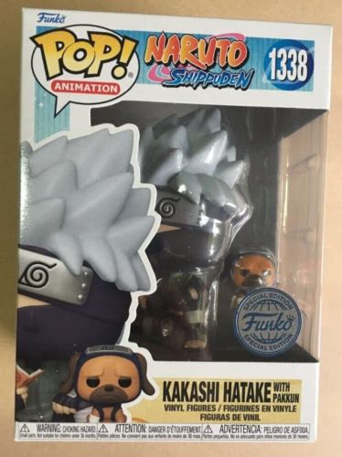 Funko Pop Vinyl 1338 Kakashi Hatake With Pakkun Pop Vinyl Naruto