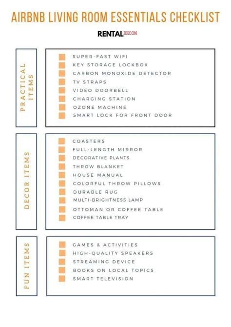 Airbnb Checklist Printable Printable Word Searches