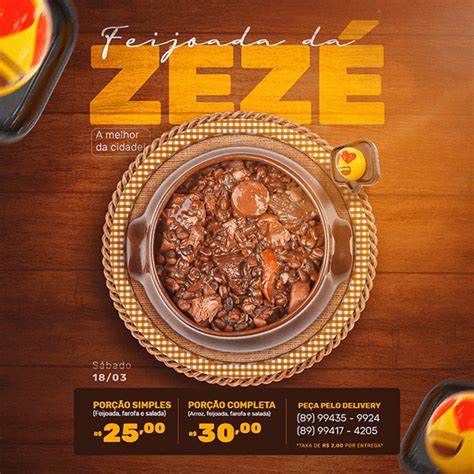 Social Media Feijoada Da Zez On Behance