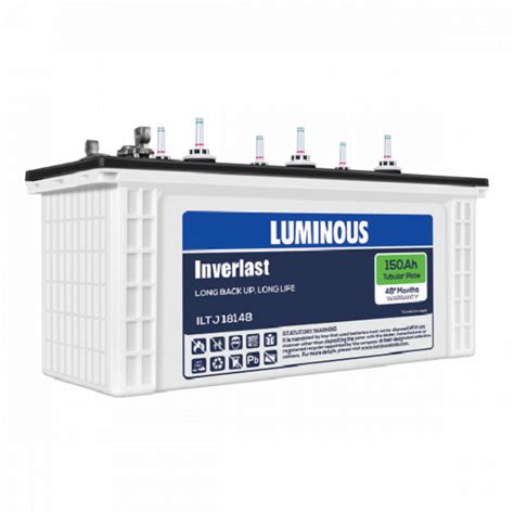 Luminous Inverlast Iltj Ah Jumbo Tubular Inverter Battery Price