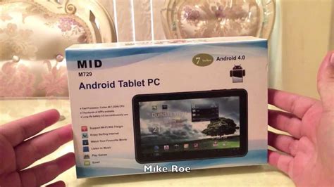 Under 50 Android Tablet MID M729 M729S M729B Tablet 7 Review ICS 4 0