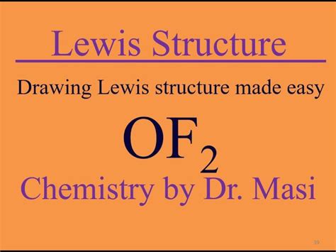 Oxygen Difluoride Lewis Structure