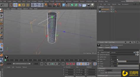 C4D样条线是什么全面带你深入了解C4D样条线 羽兔网