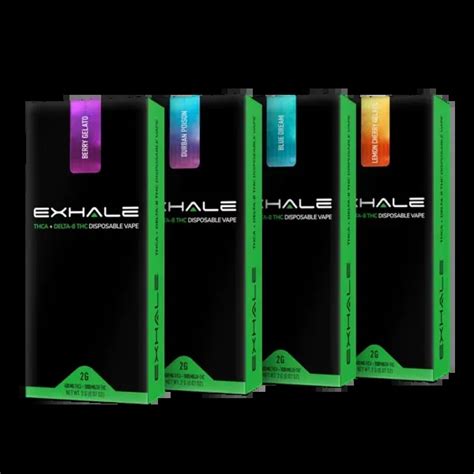 Exhale Wellness Exhale Wellness Variety Pack Thca Delta 8 Thc Disposable Vapes 4 2g