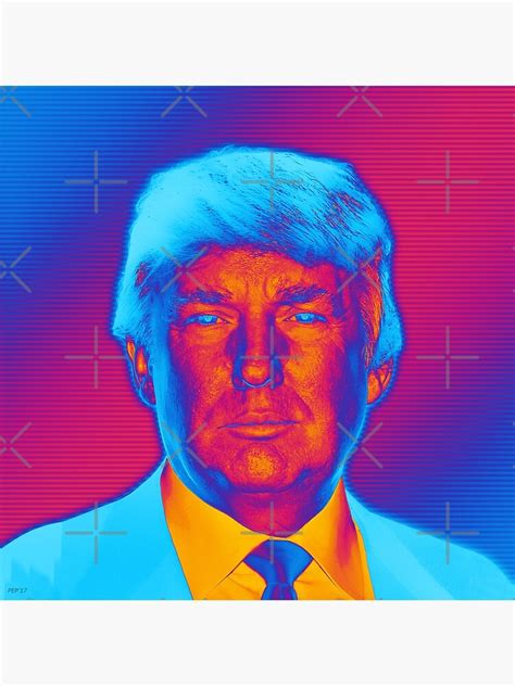 Pop Art President Trump Canvas Print For Sale By Morningdance Redbubble