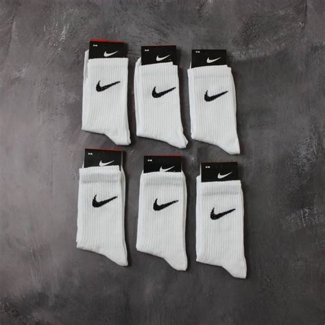 Носки NIKE Белые ( 6 Пар ) — Купить Недорого на Bigl.ua (1708966191)