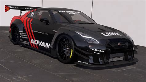 Nissan Gt R Liberty Walk Lb Performance Advan Livery Gta Mods