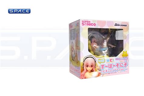 Scale Super Sonico Bikini Sofa Version PVC Statue VC S P A C E Space Figuren De