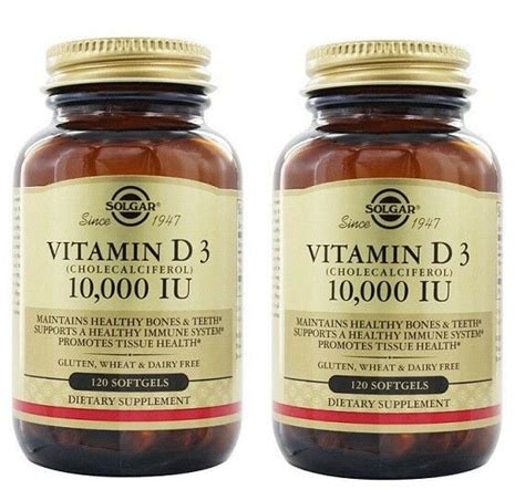 Solgar Vitamin D Cholecalciferol Iu Softgels Pack