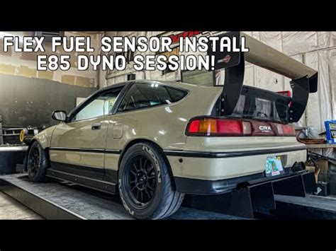 CRX Flex Fuel Install Dyno Tune YouTube