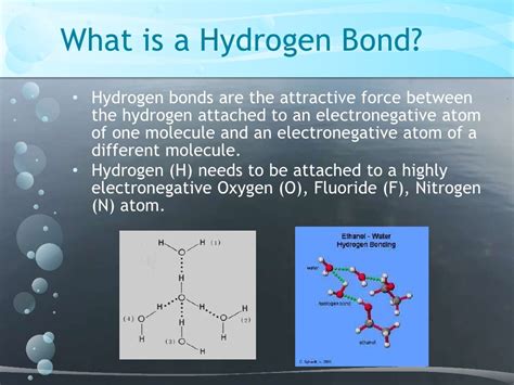 Hydrogen bonding