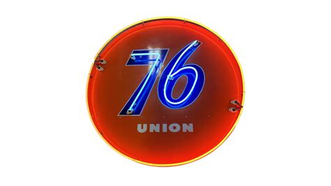 Union 76 Single-Sided Porcelain Neon Sign for Sale at Auction - Mecum Auctions