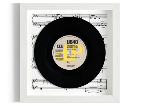 Ub And Chrissie Hynde I Got You Babe Framed Vinyl Record Uk Number One Aug Aug