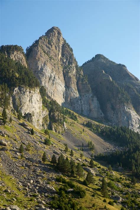 Pyrenees in Spain stock photo. Image of famous, cliff - 256702928