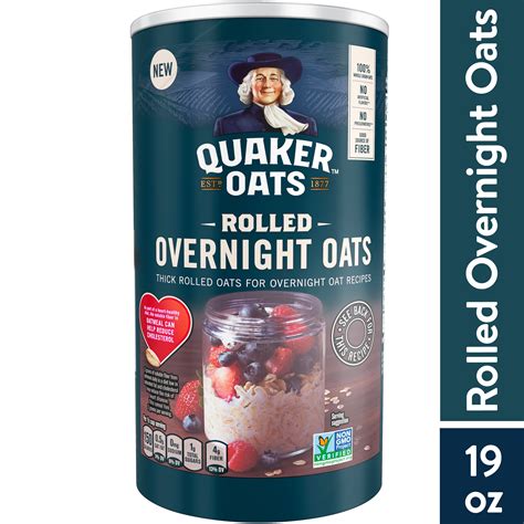 Buy Quaker, Rolled Overnight Oats, Oatmeal, 19 oz Online at Lowest Price in Nepal. 417196377