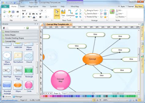 Concept Mapping Software Free Concept Map Templates Images