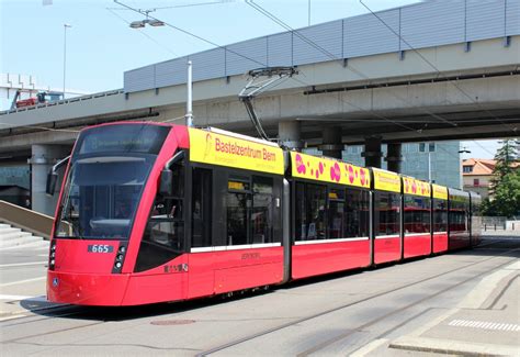 Bern Bernmobil Tram Siemens Combino Be Europaplatz Am