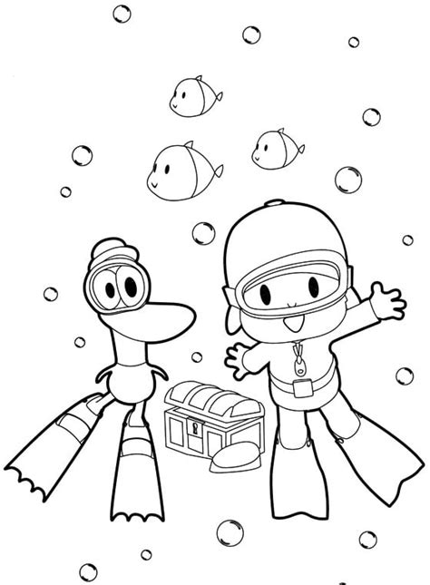 Desenho Do Pocoyo Para Colorir E Pintar Imagens E Moldes Para Imprimir