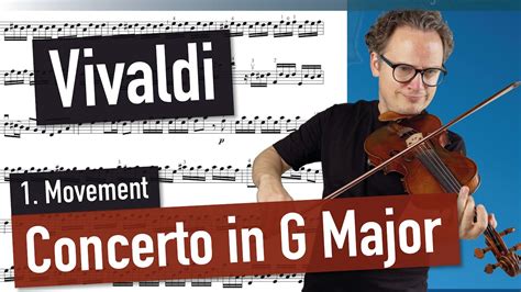 Vivaldi Concerto In G Major Op No Movement Violin Sheet