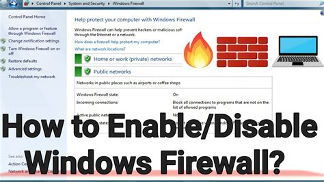 How To Turn Off Windows Firewall In Windows Disable Window Firewall