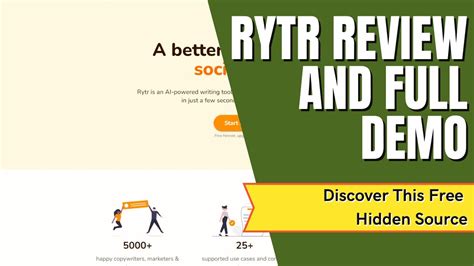 Rytr Review And Tutorial Full Demo And Honest Review Youtube