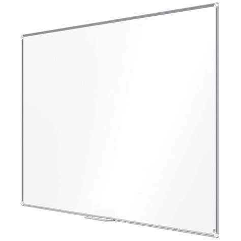 Tableau blanc magnétique acier laqué avec cadre aluminium 300 x 100 cm