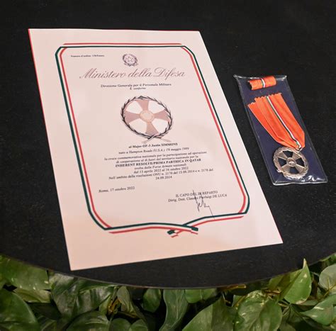 Contingency Response Airman Receives The National Commemorative Cross