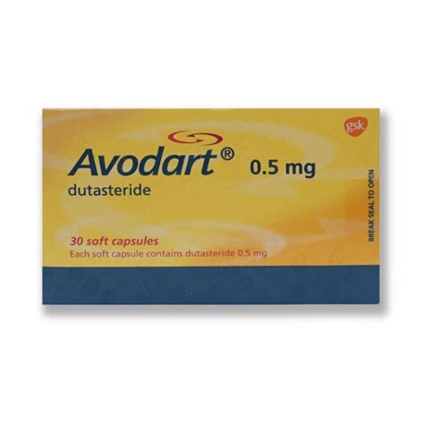 Avodart Mg Capsules Gsk