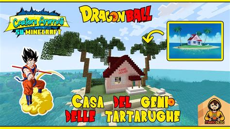 La Casa Del Genio Delle Tartarughe Su Minecraft Cartoni Animati