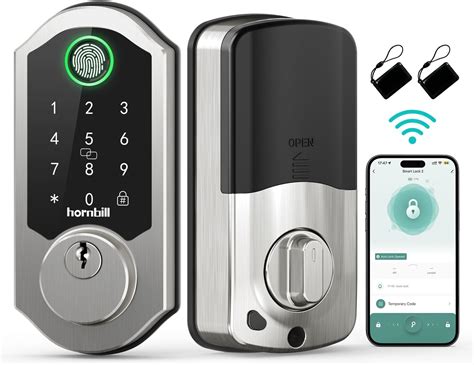 Wifi Door Lock Smonet Smart Locks For Front Door Fingerprint Keyless