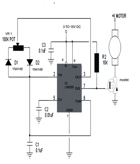 Simple Dc Motor Speed Control Circuit