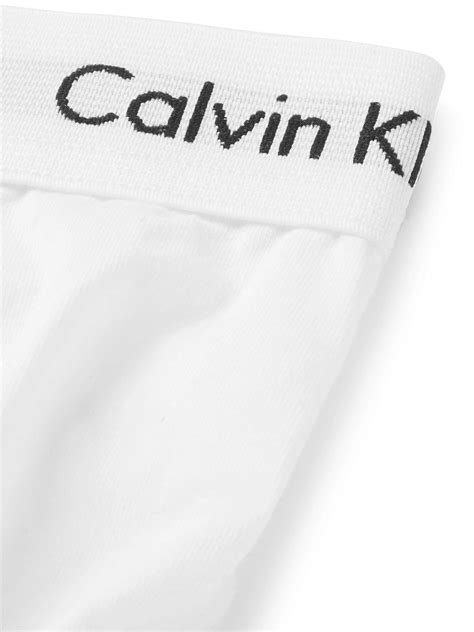 Calvin Klein Underwear Three Pack Stretch Cotton Briefs For Men Mr Porter