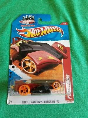 2011 Hot Wheels FIRESTORM Red 200 244 EXCELLENT CARD Thrill Racers Volcano EBay