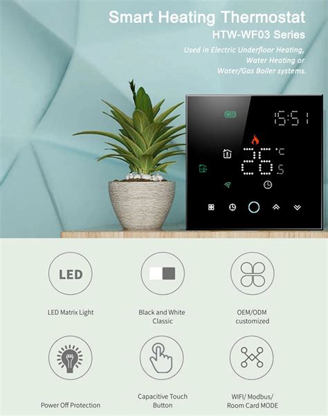 LED Screen Floor Heating Thermostat Programmable Room Thermostat