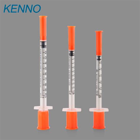 29g 30g 31g 32g Disposable Insulin Syringes Orange Cap China