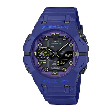 Ripley Reloj Casio G Shock Hombre Ga B Cbr A Carbono Azul Resina