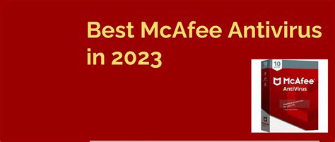 10 Best Mcafee Antivirus For 2023 Robots Net