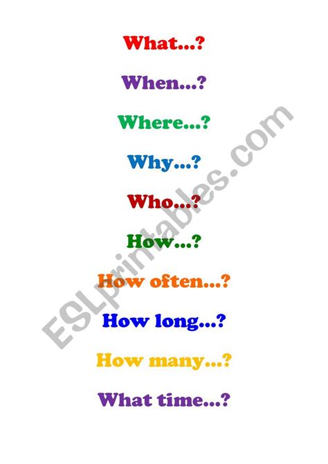 Question Words Present Simple Past Simple Esl Worksheet By Pisankat