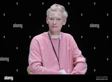 L Actrice Britannique Tilda Swinton Donne Une Conf Rence De Presse Au