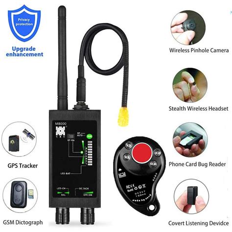 M8000 Radio Anti Spy Detector GSM RF Signal Auto Tracker Detectors GPS