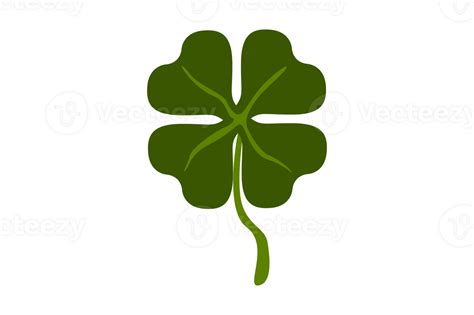 Four Leaf Clover On Transparent Background Png