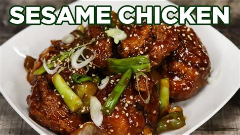 How To Make Sesame Chicken Easy Recipe Youtube