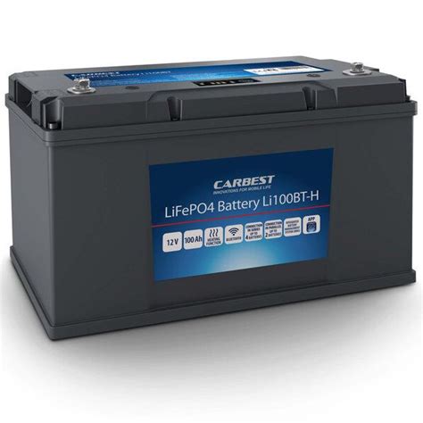 Carbest Lifepo Lithium Batterie Ah Inkl Bluetooth Und