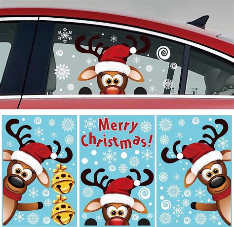 Buy Reindeer Antlers For Car Car Decorations Christmas Window Roof