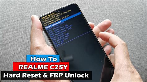 Realme C Y How To Hard Reset Frp Unlock Ictfix