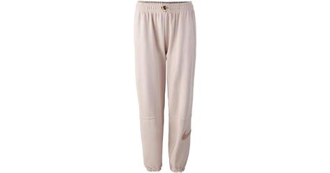 Nike Women Sportswear Swoosh High Rise Joggers Pink Oxford Light