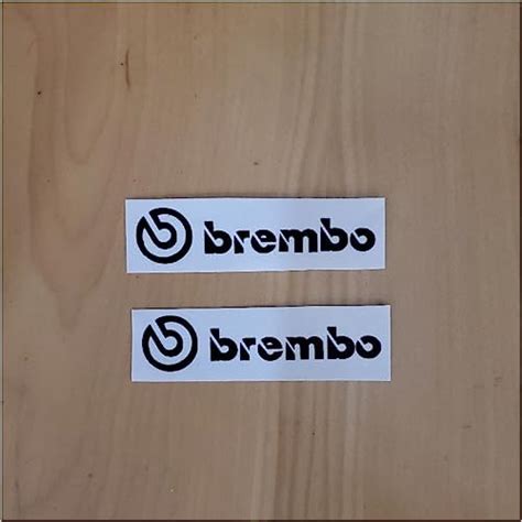 R G Brembo Lot de 4 autocollants pour étrier de frein haute température