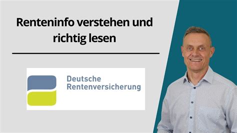 Renteninformation Rentenmitteilung Richtig Lesen YouTube